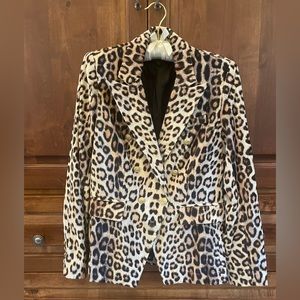 Generation Love leopard double breasted blazer. Worn once, but too small for me.